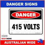 DANGER SIGN - DS-049 - 415 VOLTS